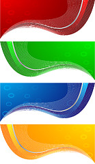 Image showing Vector abstract banners