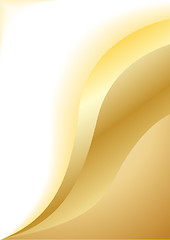 Image showing Vector abstract gold background