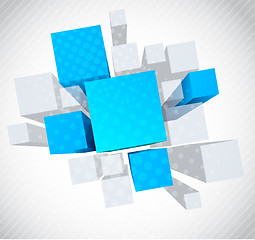 Image showing Abstract 3d background