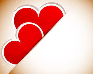 Image showing Background with hearts