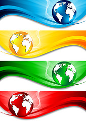 Image showing Vector set of banners