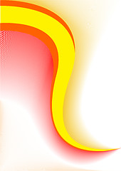 Image showing Vector abstract red background