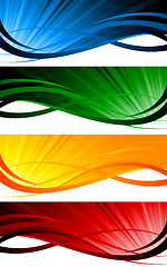 Image showing Vector colorful banners