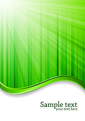 Image showing Vector green background