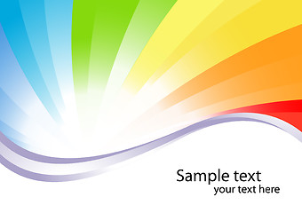 Image showing Vector colorful background