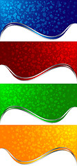 Image showing Vector abstract banners