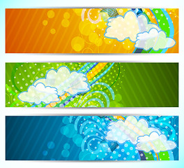 Image showing Abstract banners