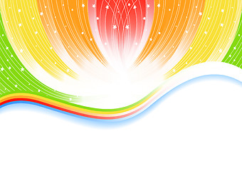 Image showing Vector abstract bright background