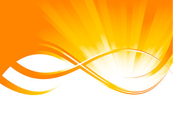 Image showing Vector sunny background