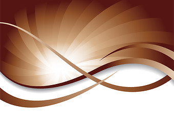 Image showing Vector chocolate background