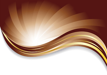 Image showing Vector chocolate background