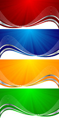 Image showing Vector colorful banners