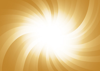 Image showing Vector abstract gold background