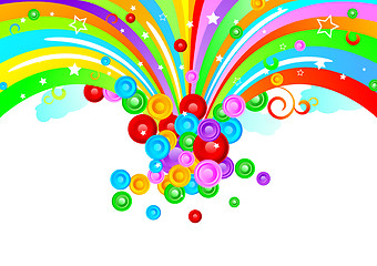 Image showing Vector colorful design