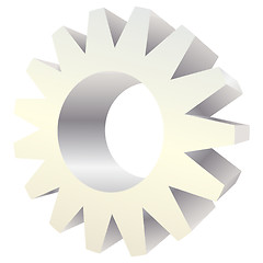 Image showing Vector icon gear