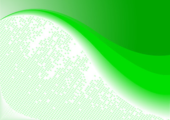 Image showing Vector background on green color