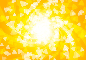 Image showing Vector bright sunny background