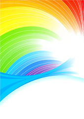 Image showing Vector colorful background