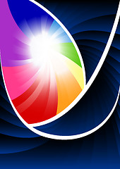 Image showing Vector colorful template