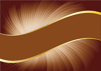 Image showing Vector chocolate background