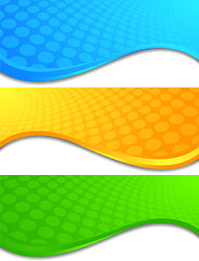 Image showing Vector bright banners