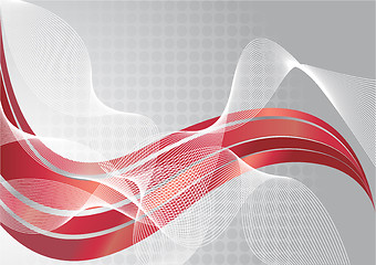 Image showing Vector abstract tech background