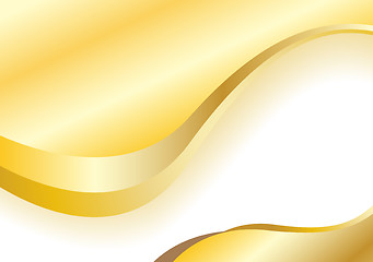 Image showing vector background gold color