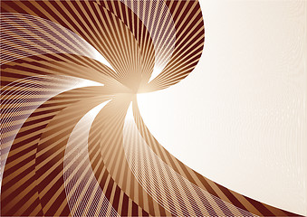 Image showing Vector chocolate background