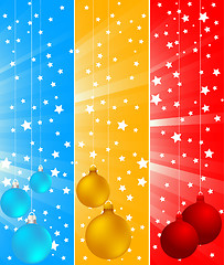 Image showing Vector xmas banners