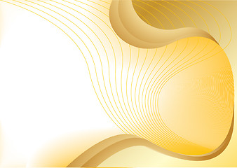 Image showing Vector gold background