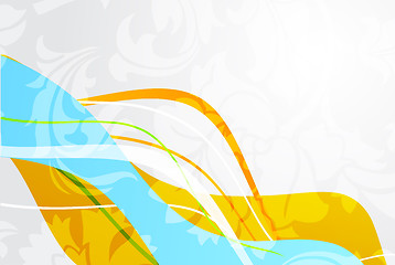 Image showing Abstract wavy background