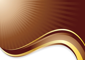 Image showing Vector chocolate background