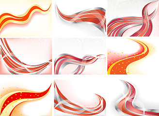 Image showing Vector collection abstract background