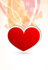 Image showing Background with heart