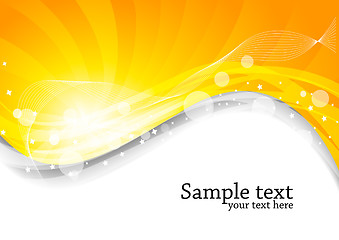 Image showing Abstract orange background