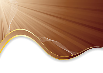 Image showing Vector chocolate background