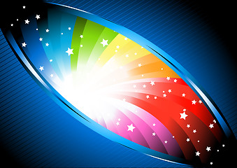 Image showing Vector colorful background