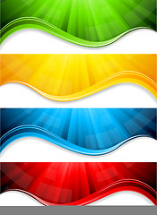 Image showing Vector collection abstract banners