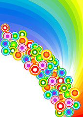 Image showing Vector colorful background