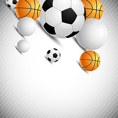 Image showing Background with ball