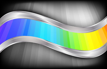 Image showing Vector stripes design