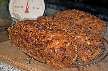 Image showing fruitcake