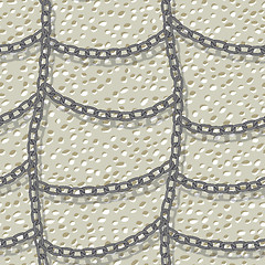 Image showing chain on wall seamless background