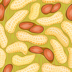 Image showing peanuts seamless background