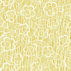 Image showing flowers seamless repeat pattern