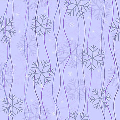 Image showing abstract christmas snowflake background