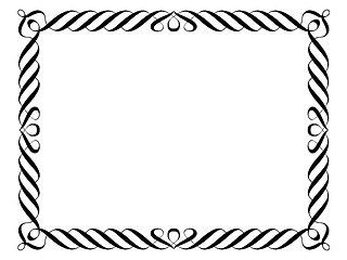 Image showing calligraphy ornamental decorative frame