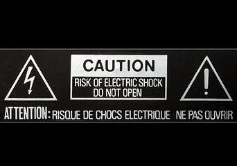 Image showing Warning sign