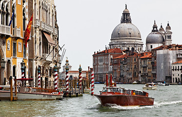 Image showing Taxi in Venice