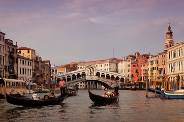 Image showing Grand canal in Venice